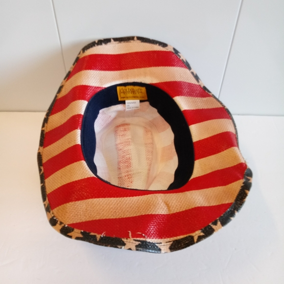 Goldcoast Sunwear Stars & Stripes Cowgirl Hat - Picture 7 of 8